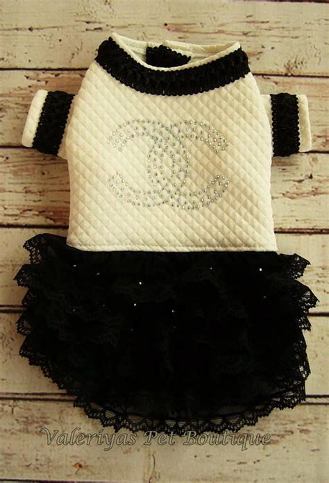chanel dog dress